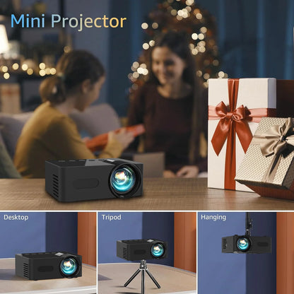 🎥 YT100 Mini Portable HD Projector | Wireless & Power Bank Supported