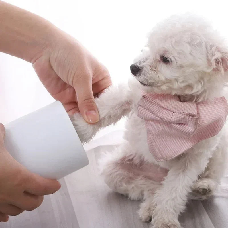 🐾 Pet Paw Cleaner Cup – 💧 Soft Silicone | 🧼 Quick Wash
