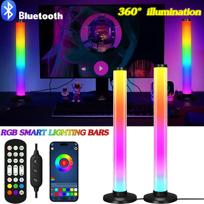 ✨ Smart LED Light Bar 360° RGB Ambient Lamp 🎮 TV Backlight & Music Sync