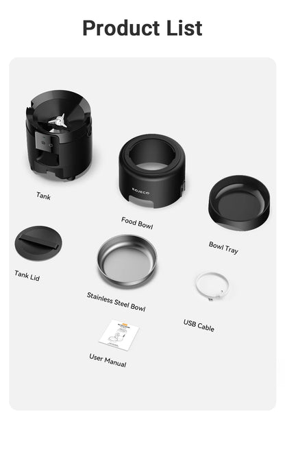 🐶🐱 ROJECO Smart Pet Feeder – 📱 Wi-Fi Remote | 🍽️ Automatic Dog & Cat Dispenser