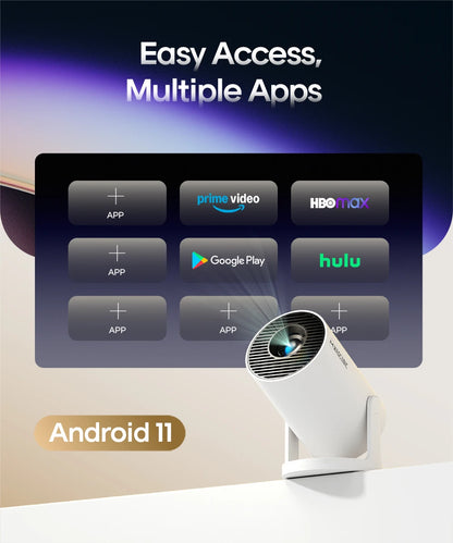 Magcubic Android 11 Projector 🔥 | 1280×720P, 4K Decode, Dual WiFi, 290ANSI, BT 5.0