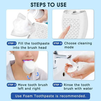 🦷 360° U-Shaped Ultrasonic Toothbrush | Smart Auto Cleaning ⚡ Whitening 🔋