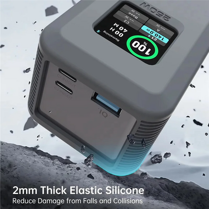 🔥 DIGIT Silicone Case for Anker Prime 250W Power Bank – Shockproof, Travel-Friendly, TF/SIM Storage