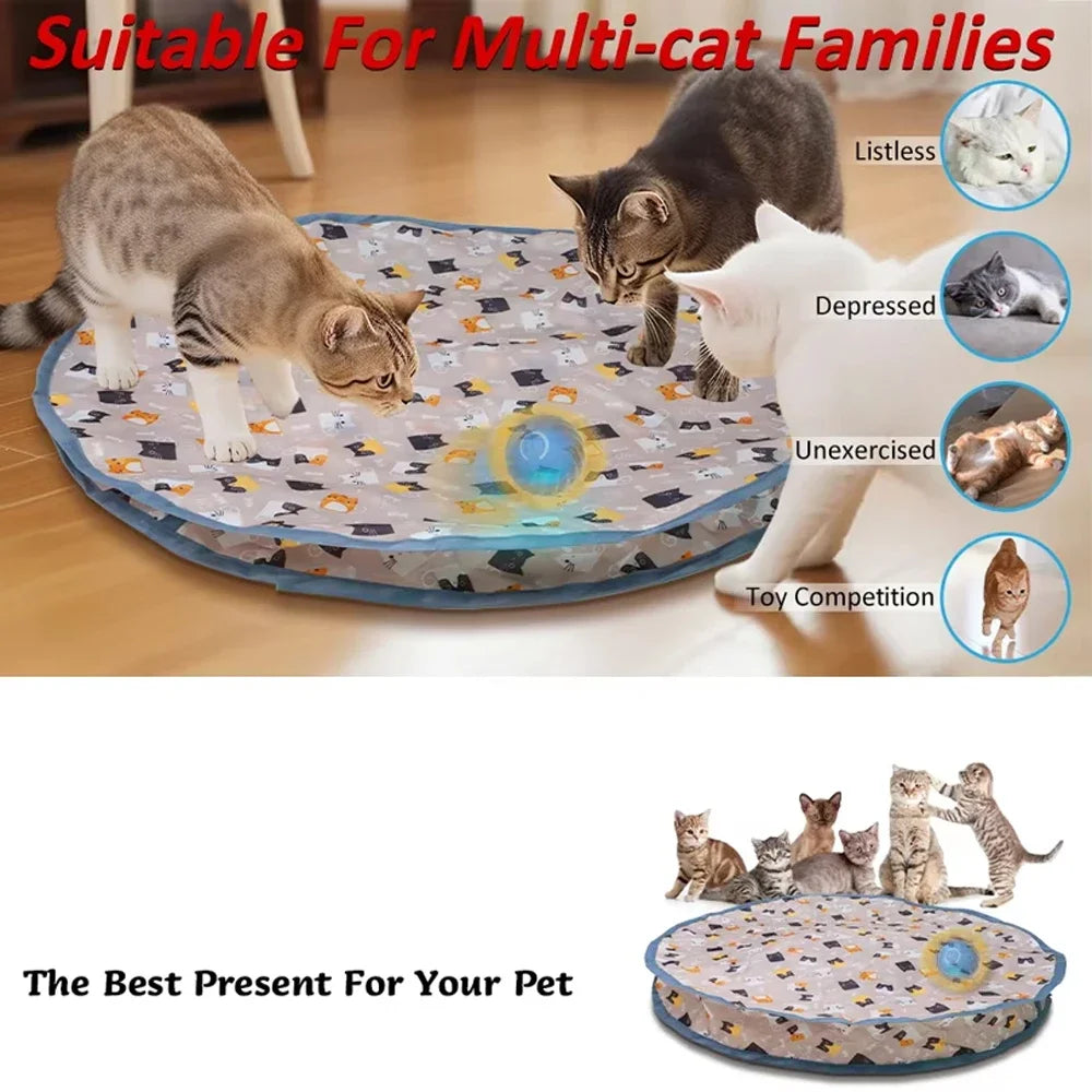 🐱 Smart Interactive Cat Toy Ball –  Motion Activated 🎮 Hide & Seek Fun   Indoor Play