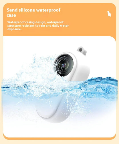 Cat & Dog Camera Collar – 🎥 HD 1080P Wi-Fi 💾 32G Card | USB Rechargeable  Pet Cam Gift