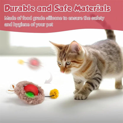 🐱 Smart Interactive Cat Toy Ball –  Motion Activated 🎮 Hide & Seek Fun   Indoor Play