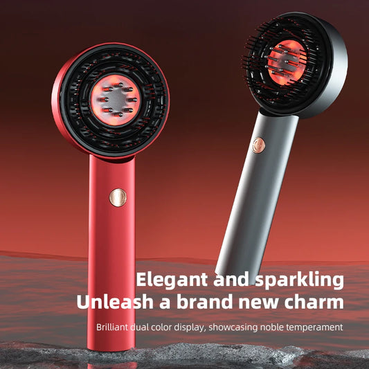 Electric Scalp Massager Comb | Infrared Light Therapy + Essence Applicator 💧💆‍♀️ For Healthier Hair & Relaxed Scalp