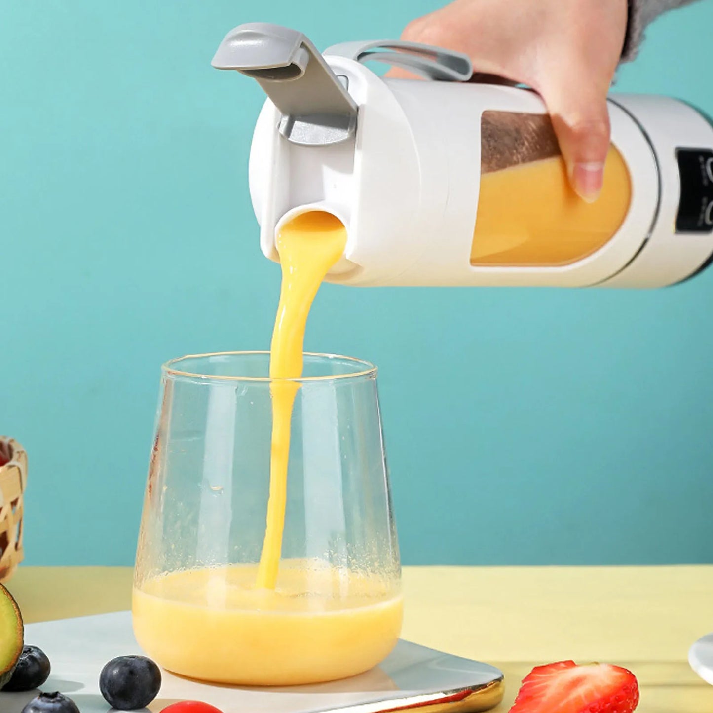 ⚡🥤 Portable USB Blender 450ML | Fresh Smoothies Anywhere