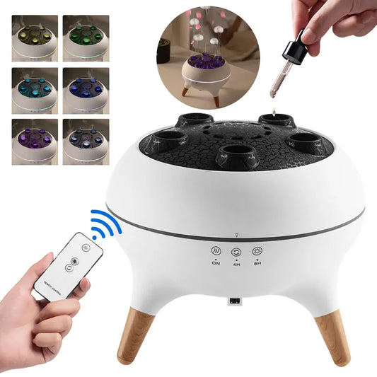 💧 250ml Jellyfish Air Humidifier & LED Diffuser – Quiet Mist Maker with Remote & Night Light