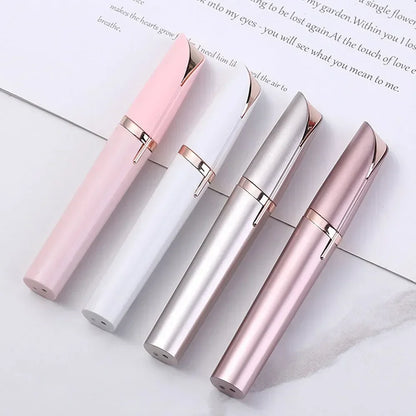 💖 Mini Electric Eyebrow Trimmer | Painless USB Hair Removal Shaper for Women
