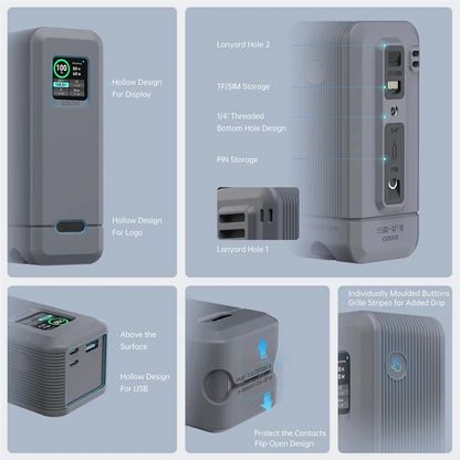 🔥 DIGIT Silicone Case for Anker Prime 250W Power Bank – Shockproof, Travel-Friendly, TF/SIM Storage