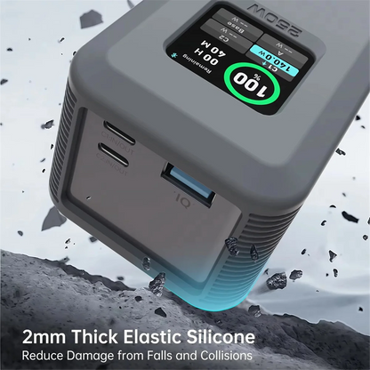 🔥 DIGIT Silicone Case for Anker Prime 250W Power Bank – Shockproof, Travel-Friendly, TF/SIM Storage