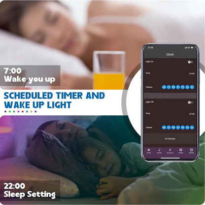 RGB LED Strip Lights – 5‑30m, App-Controlled, Multi-Color Mood Lighting ✨