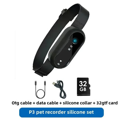 Cat & Dog Camera Collar – 🎥 HD 1080P Wi-Fi 💾 32G Card | USB Rechargeable  Pet Cam Gift