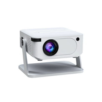 🌟 HD Smart Projector with Holder | Android Wireless Mini Projector for Home & Outdoor Use