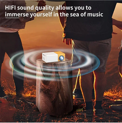 YG300 Pro Mini HD Projector 🎥 | Portable LED Home & Outdoor Cinema