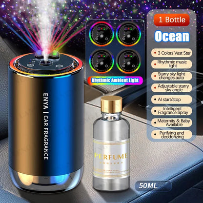 Starry Sky Intelligent Car Perfume 🌟 | Auto Spray Fragrance Machine