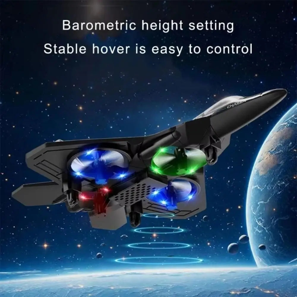 ⚡️4-Motor RC Foam Jet Fighter ✈️ | Gravity-Sensing, Stunt-Ready & Rechargeable