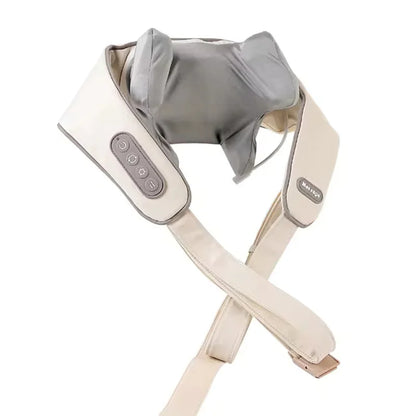Neck & Shoulder Massager 💆‍♀️ | Wireless Kneading with Heat 🔥