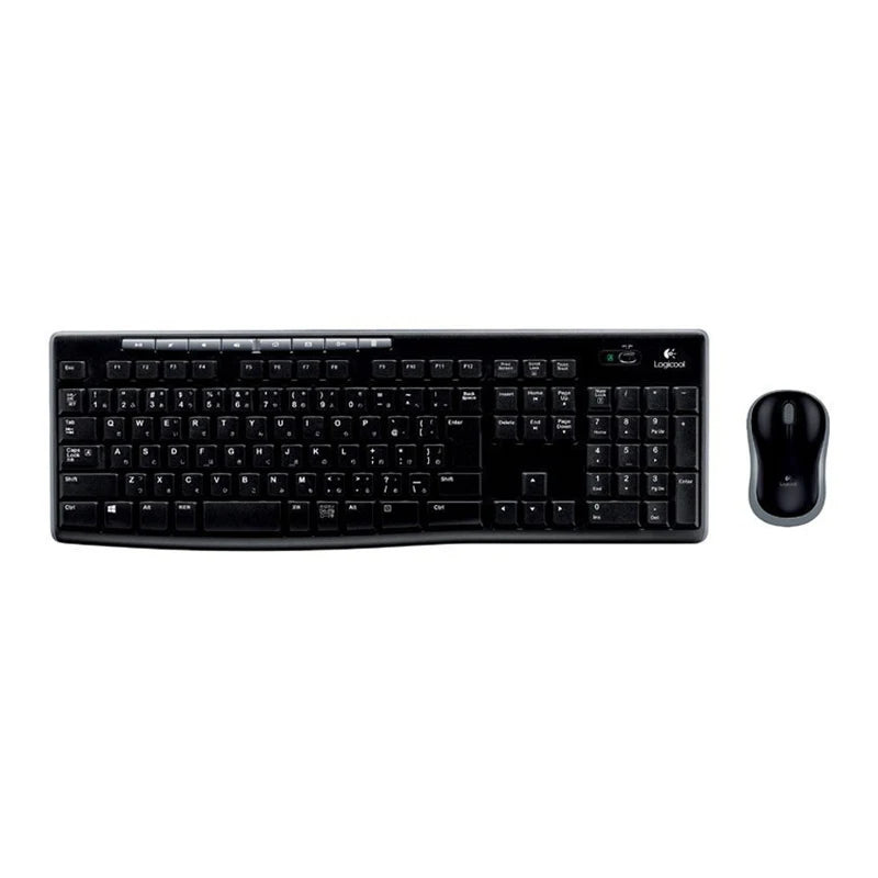 Logitech MK270 Wireless Keyboard & Mouse Combo – Full-Size, 2.4G USB Receiver, Laptop & Office Ready 🎯⌨️🖱️