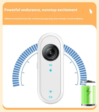 Cat & Dog Camera Collar – 🎥 HD 1080P Wi-Fi 💾 32G Card | USB Rechargeable  Pet Cam Gift