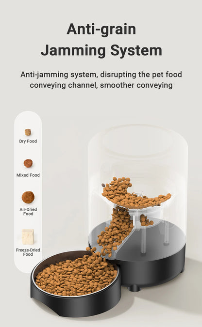 🐶🐱 ROJECO Smart Pet Feeder – 📱 Wi-Fi Remote | 🍽️ Automatic Dog & Cat Dispenser