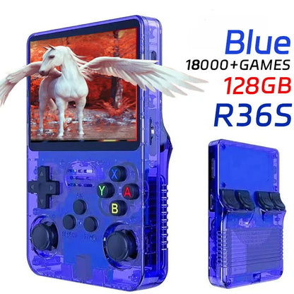 WDYQJE R36S Handheld Game Console 🎮64GB / 128GB 15000 Games