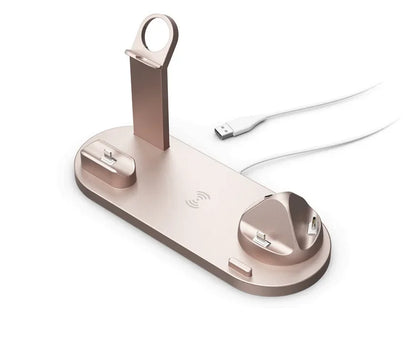 30W 7 in 1 Wireless Charger Stand Pad For iPhone 15-11 Pro Max Apple Watch Airpods Pro iWatch 8 7 Fast Charging Dock Station