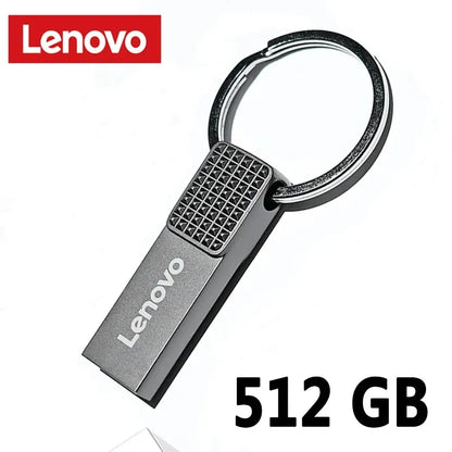 Lenovo Original 2TB USB Flash 3.0 Drive Metal Real Capacity 1TB Memory Stick High Speed Flash Disk Storage 512GB  U Disk For PC