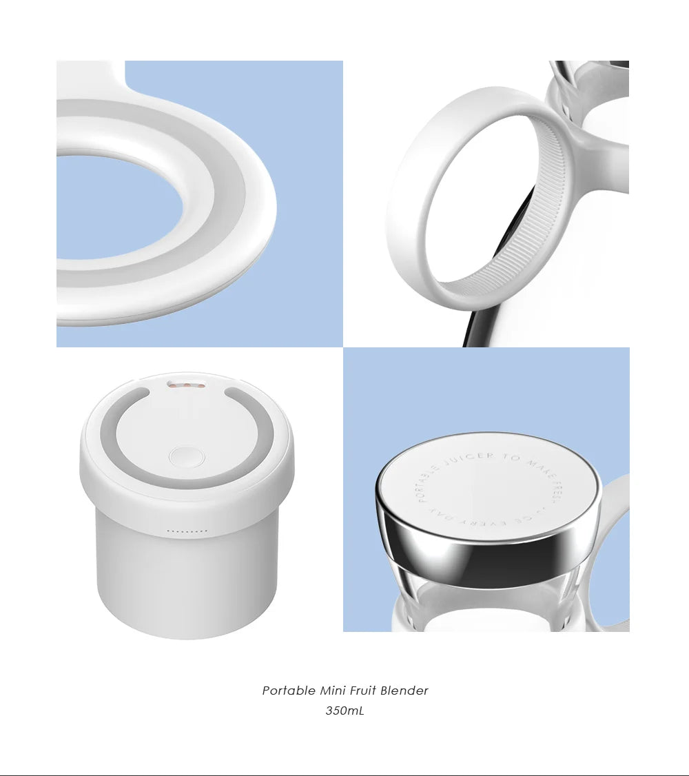 Portable USB Electric Juicer 🍹 | Mini Blender for Smoothies & Shakes