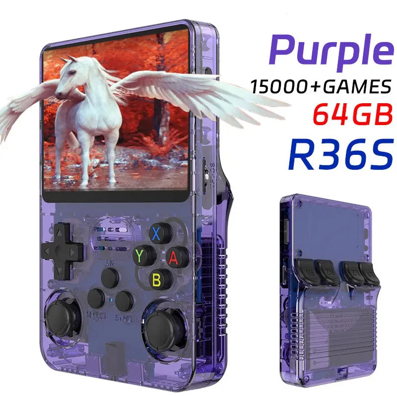 WDYQJE R36S Handheld Game Console 🎮64GB / 128GB 15000 Games