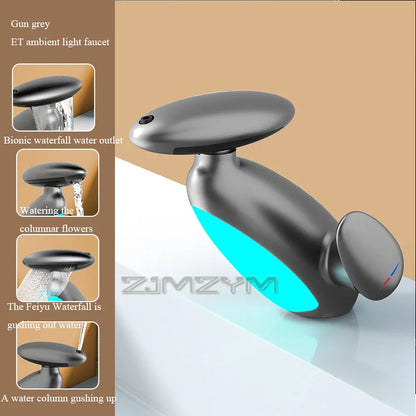 ✨🚿 4-Mode LED Pull-Out Basin Faucet