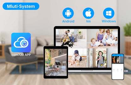 📡 Lenovo Smart 3MP PTZ WiFi Camera 🎥 Indoor CCTV | Motion Alerts, 5G, Night Vision