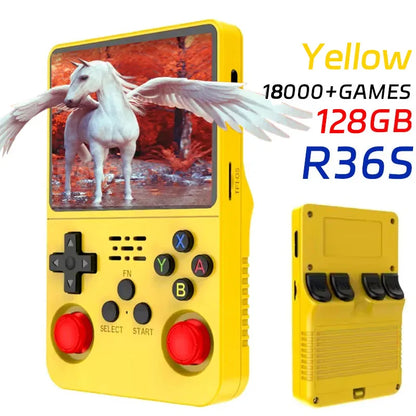 WDYQJE R36S Handheld Game Console 🎮64GB / 128GB 15000 Games