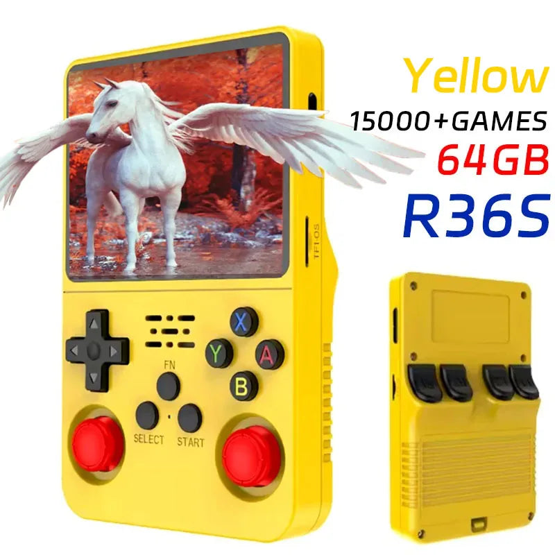 WDYQJE R36S Handheld Game Console 🎮64GB / 128GB 15000 Games