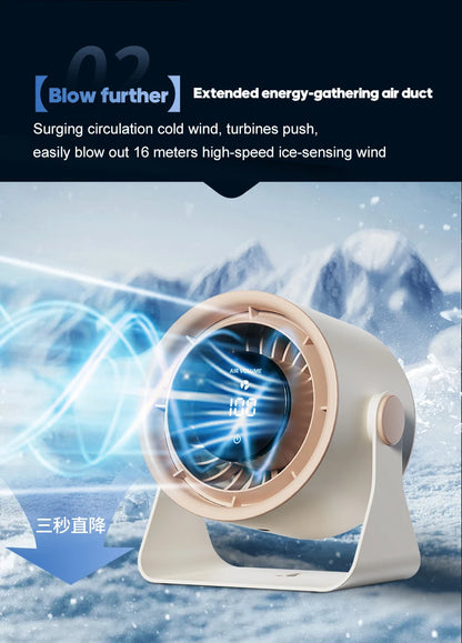 🌬️ Portable USB Fan 🔋 100 Speeds, Quiet & Adjustable for Home & Outdoor ✨