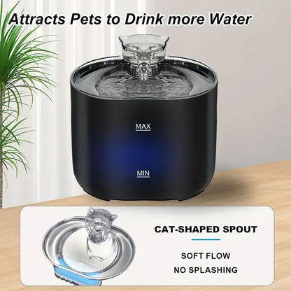 🐶🐱 Smart Pet Water Fountain – 💧 2.2L Large Capacity  🔇 Silent Circulation | Automatic Dispenser