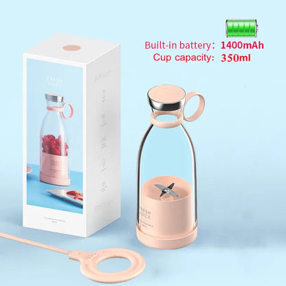 Portable USB Electric Juicer 🍹 | Mini Blender for Smoothies & Shakes