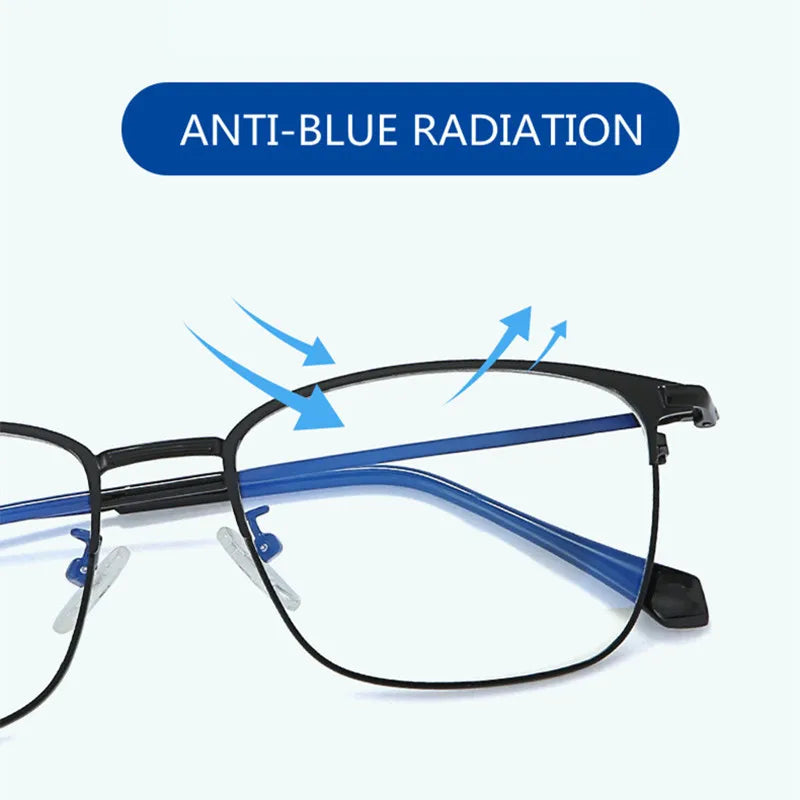 Premium Reading Glasses 👓 | Stainless Steel Frame + Blue Light & UV Protection