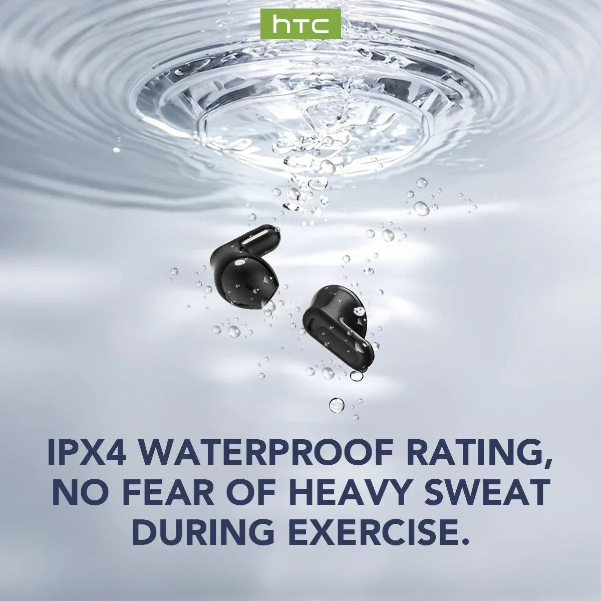 HTC NE20 TWS Earphones 🎧 Wireless Sports Earbuds with Mic 🔋