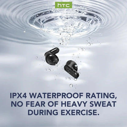 HTC NE20 TWS Earphones 🎧 Wireless Sports Earbuds with Mic 🔋