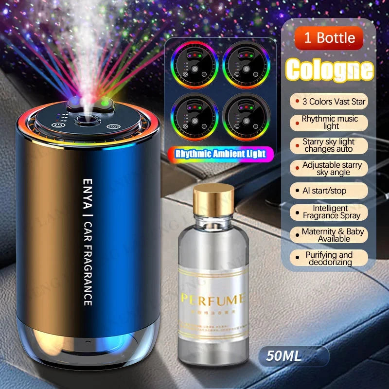 Starry Sky Intelligent Car Perfume 🌟 | Auto Spray Fragrance Machine
