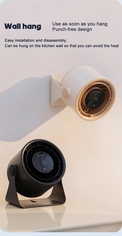🌬️ Portable USB Fan 🔋 100 Speeds, Quiet & Adjustable for Home & Outdoor ✨