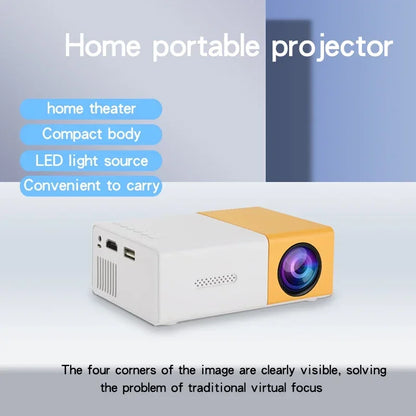 YG300 Pro Mini HD Projector 🎥 | Portable LED Home & Outdoor Cinema