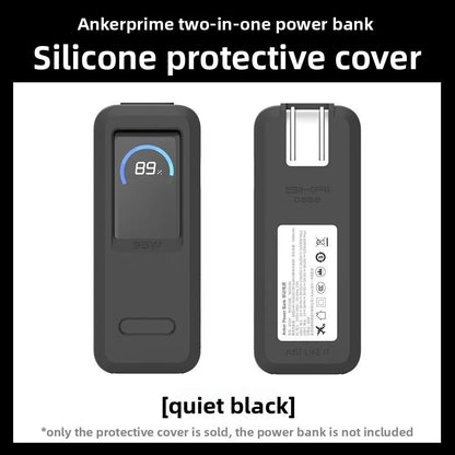 "Silicone Protective Case for Anker Prime 9600mAh 65W 🔋🛡️