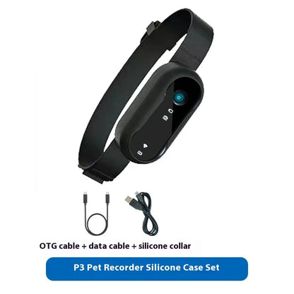 Cat & Dog Camera Collar – 🎥 HD 1080P Wi-Fi 💾 32G Card | USB Rechargeable  Pet Cam Gift