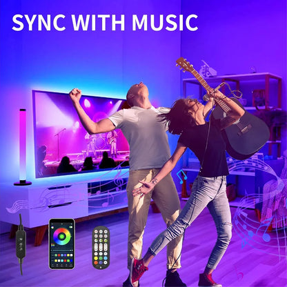 ✨ Smart LED Light Bar 360° RGB Ambient Lamp 🎮 TV Backlight & Music Sync