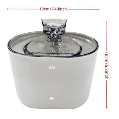 🐶🐱 Smart Pet Water Fountain – 💧 2.2L Large Capacity  🔇 Silent Circulation | Automatic Dispenser