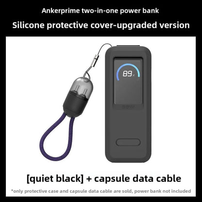 "Silicone Protective Case for Anker Prime 9600mAh 65W 🔋🛡️