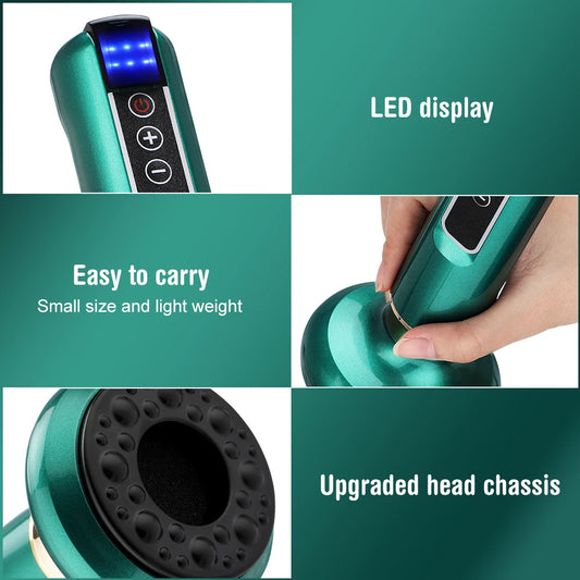 Guam Sha Massager with Electric Suction & Heat 💆‍♂️ | Anti-Cellulite & Pain Relief 🔥